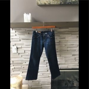 Red Engine Cropped  jeans